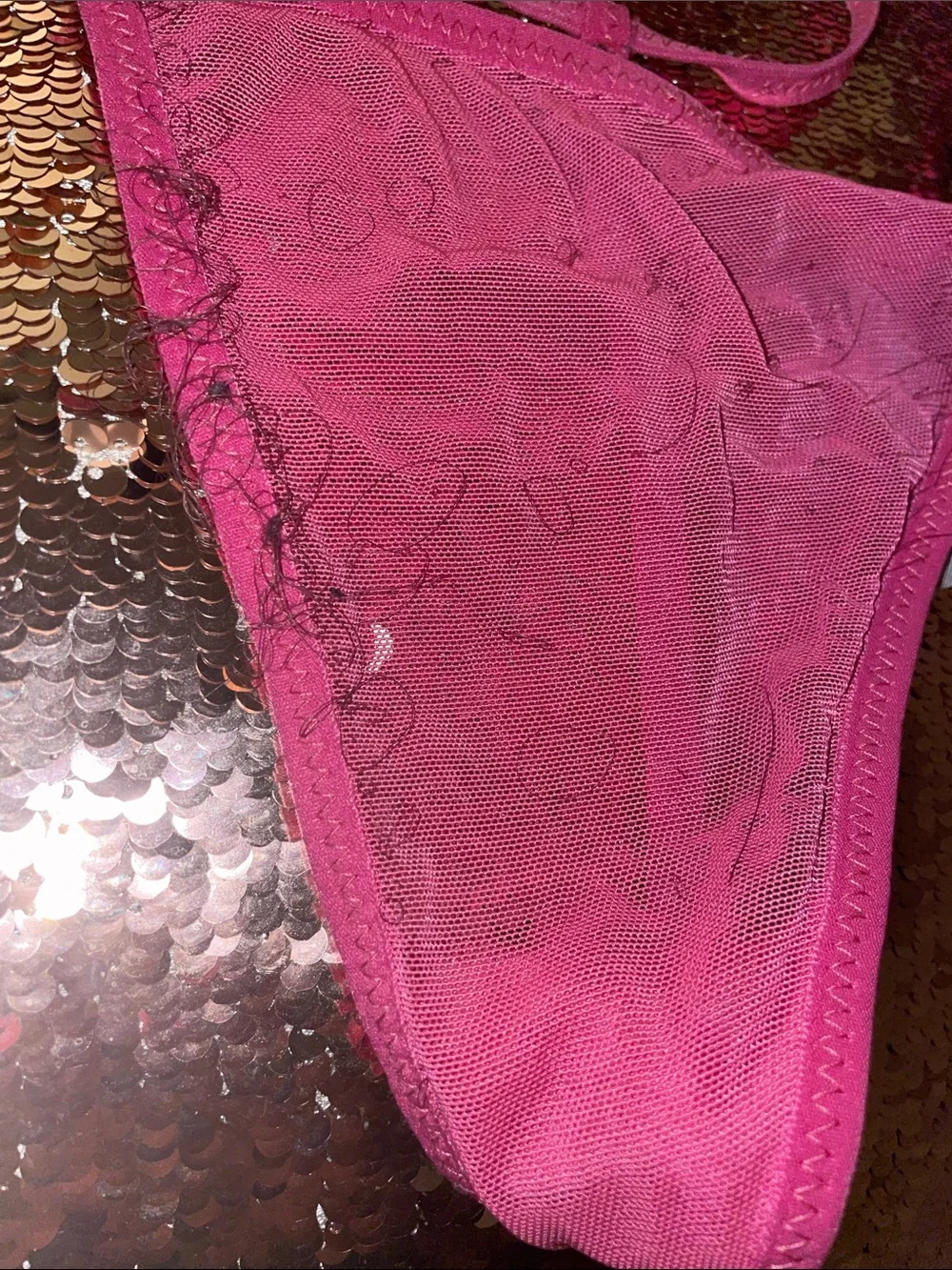 Pink G String-Very Well Worn